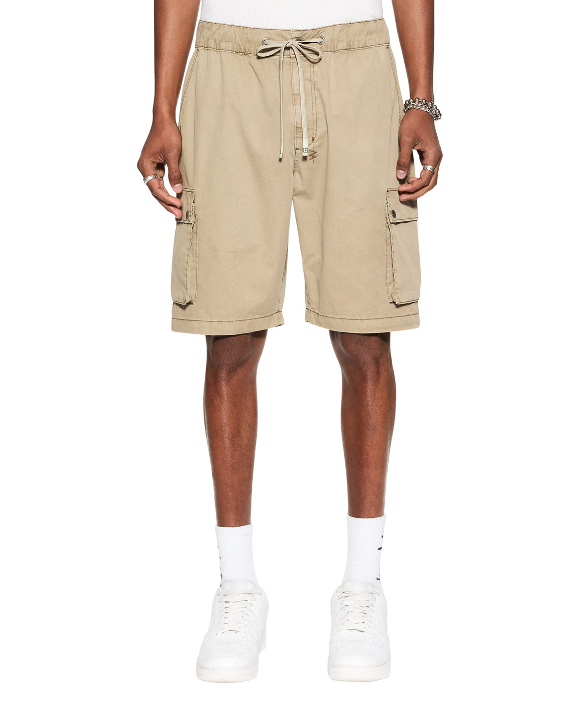 Mens Krush Cargo Short Fog Relaxed Walkshorts - Tan