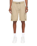 Mens Krush Cargo Short Fog Relaxed Walkshorts - Tan