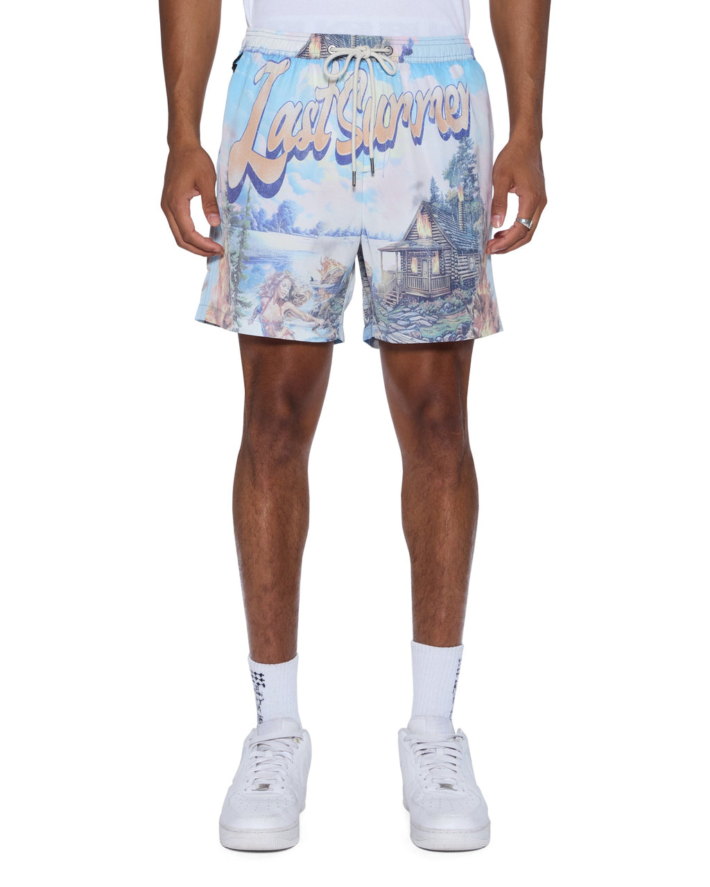 Mens Last Summer Boardshort Multi Regular Walkshorts - Multi Colour