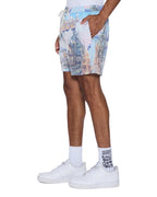 Mens Last Summer Boardshort Multi Regular Walkshorts - Multi Colour