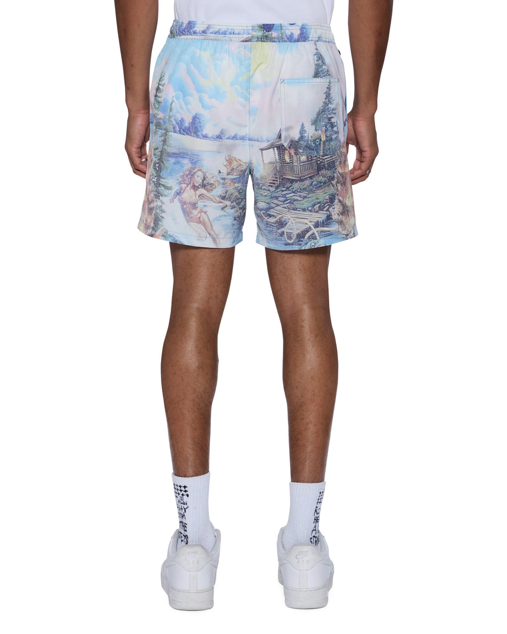 Mens Last Summer Boardshort Multi Regular Walkshorts - Multi Colour