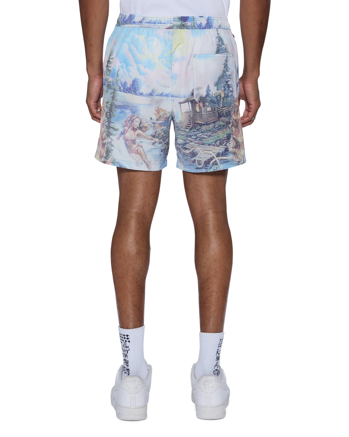 Mens Last Summer Boardshort Multi Regular Walkshorts - Multi Colour