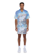 Mens Last Summer Boardshort Multi Regular Walkshorts - Multi Colour