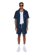 Mens Lounge Short Navy Relaxed Walkshorts - Navy