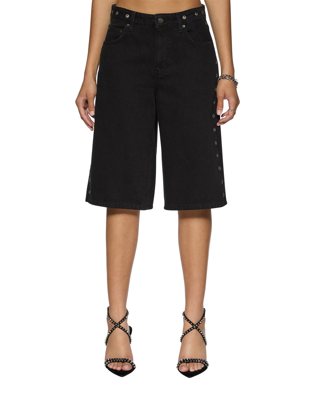 Womens Low Rider Short Vice Baggy Walkshorts - Black