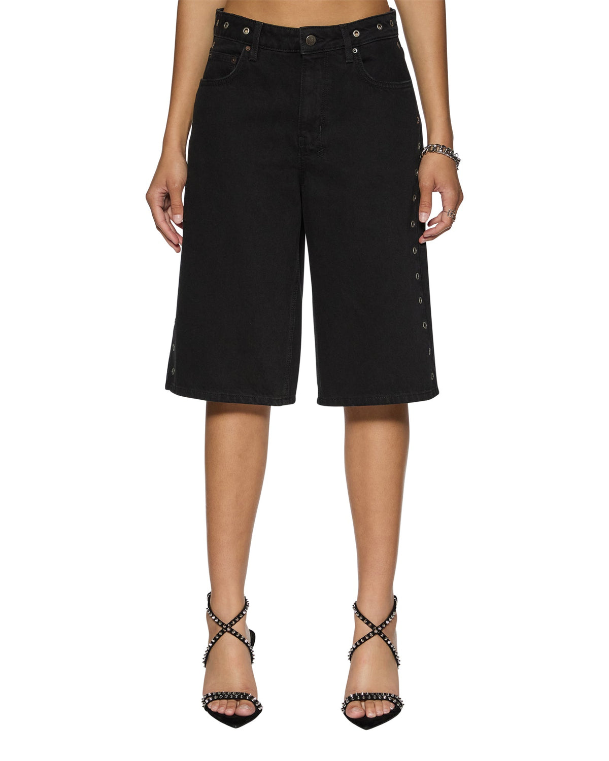 Womens Low Rider Short Vice Baggy Walkshorts - Black
