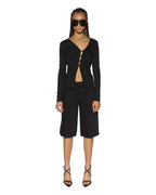 Womens Low Rider Short Vice Baggy Walkshorts - Black
