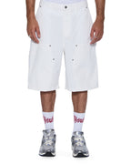 Mens Maxx Operator Short Arktik Relaxed Walkshorts - White