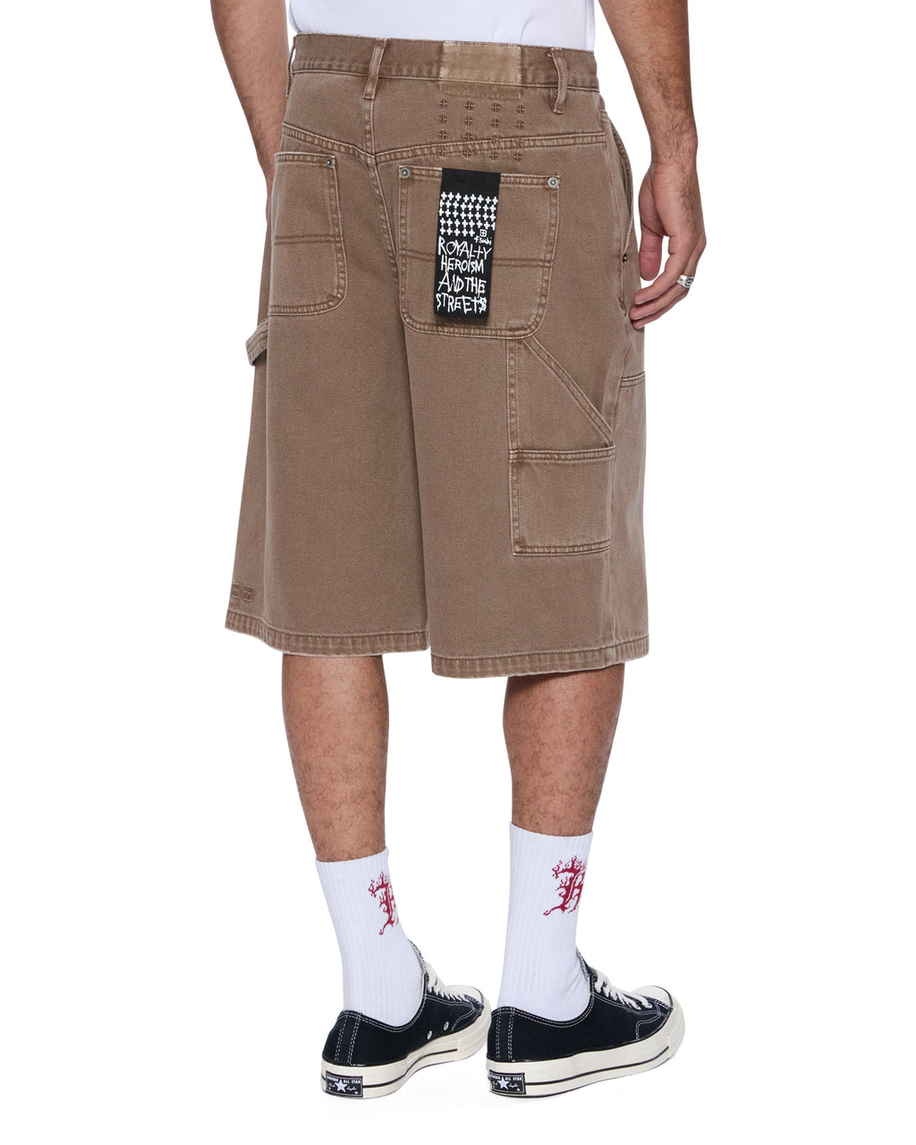 Mens Maxx Operator Short Oak Relaxed Walkshorts - Brown