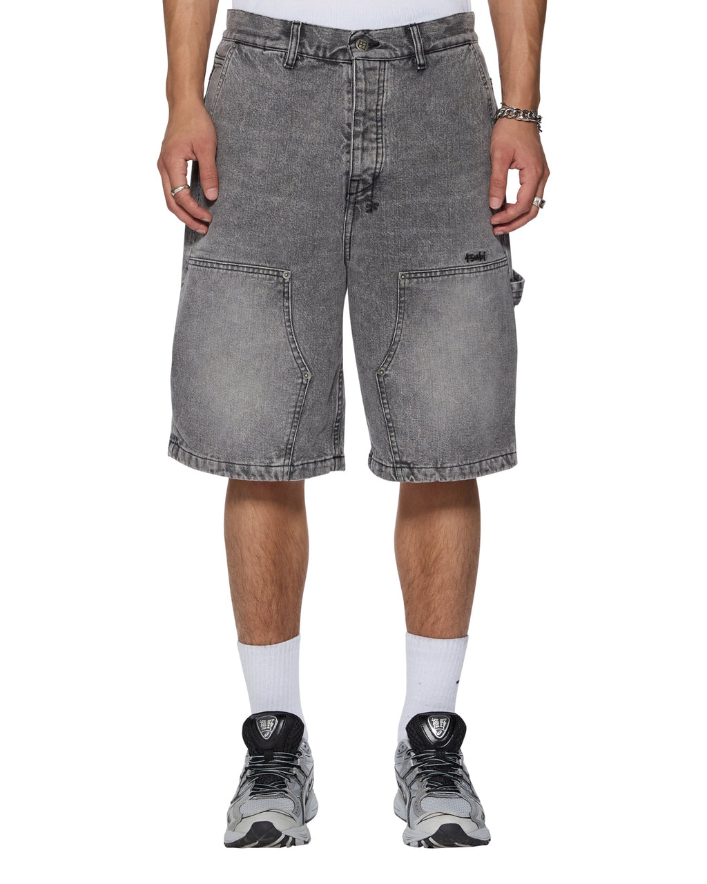 Mens Maxx Operator Short Smoke Relaxed Walkshorts - Grey