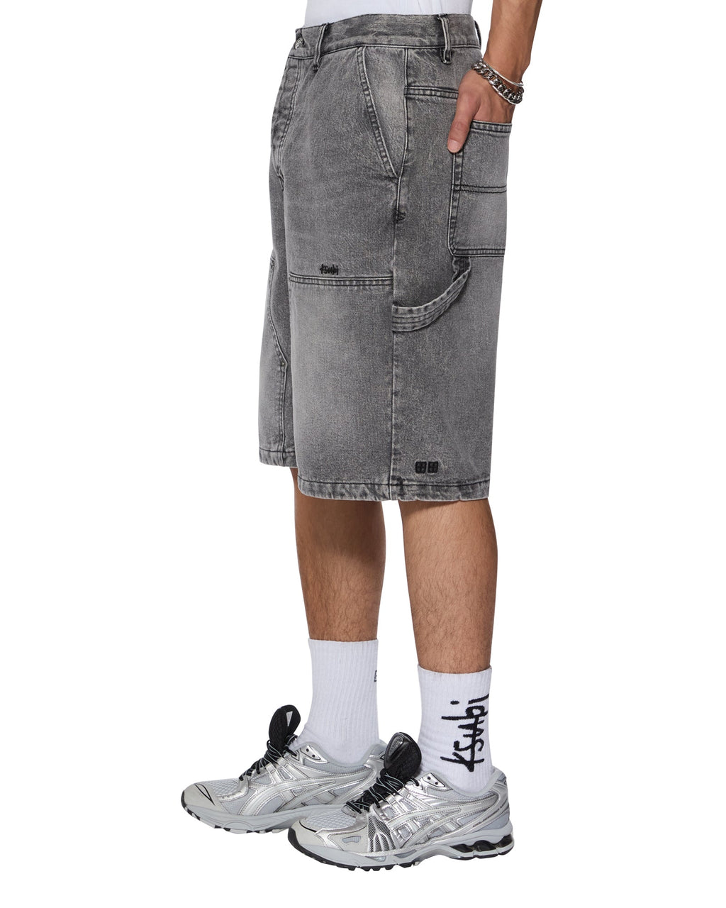 Mens Maxx Operator Short Smoke Relaxed Walkshorts - Grey