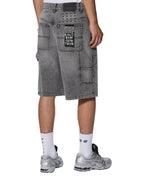 Mens Maxx Operator Short Smoke Relaxed Walkshorts - Grey
