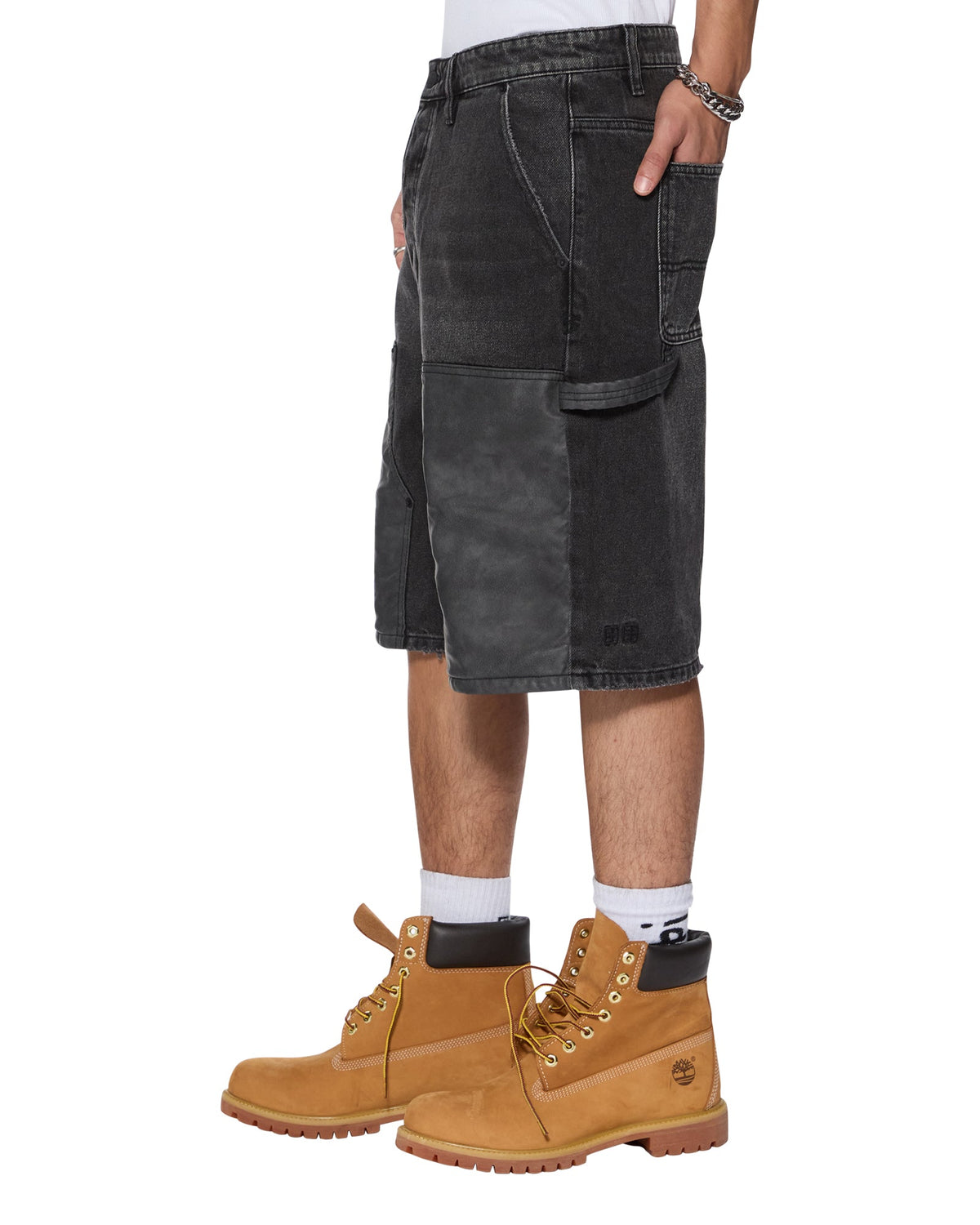 Mens Maxx Operator Short Torqued Black Relaxed Walkshorts - Black