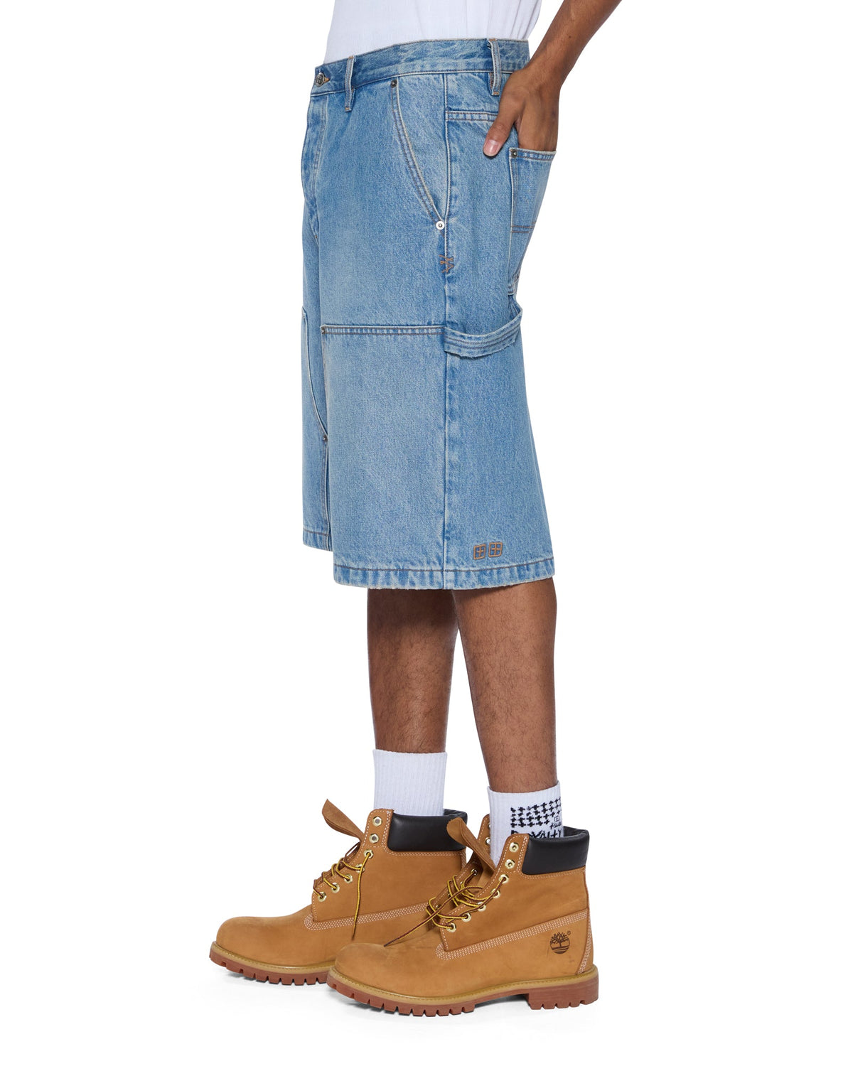 Mens Maxx Operator Short True Relaxed Walkshorts - Denim