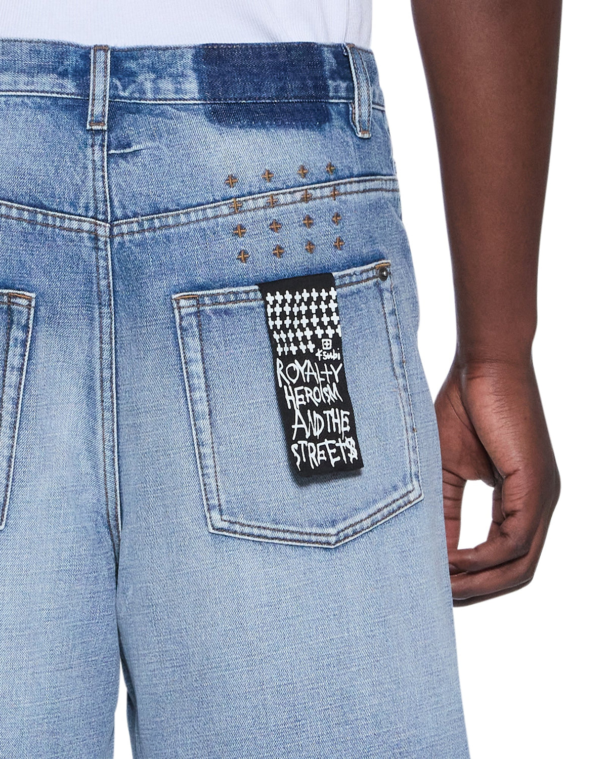 Mens Maxx Short Dakota Blue Oversized Walkshorts - Denim