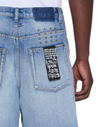 Mens Maxx Short Dakota Blue Oversized Walkshorts - Denim