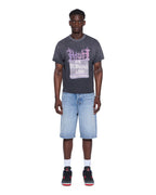 Mens Maxx Short Dakota Blue Oversized Walkshorts - Denim