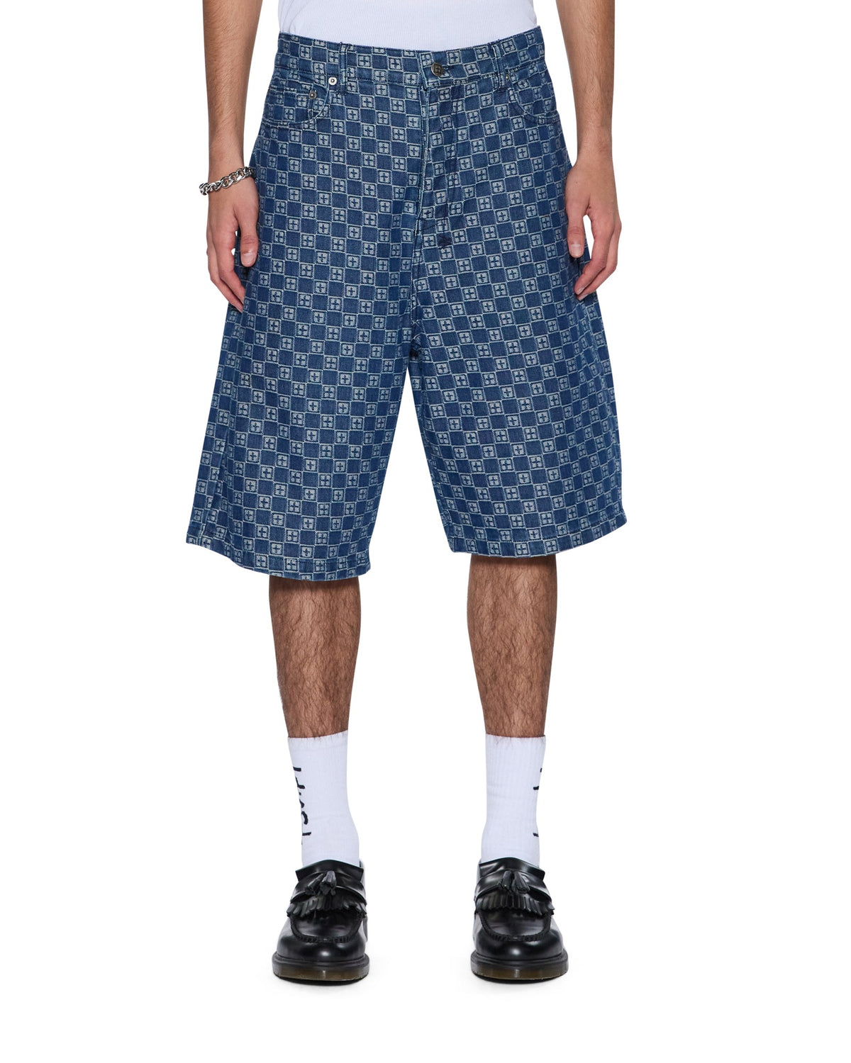 Mens Maxx Short Klassik Relaxed Walkshorts - Denim