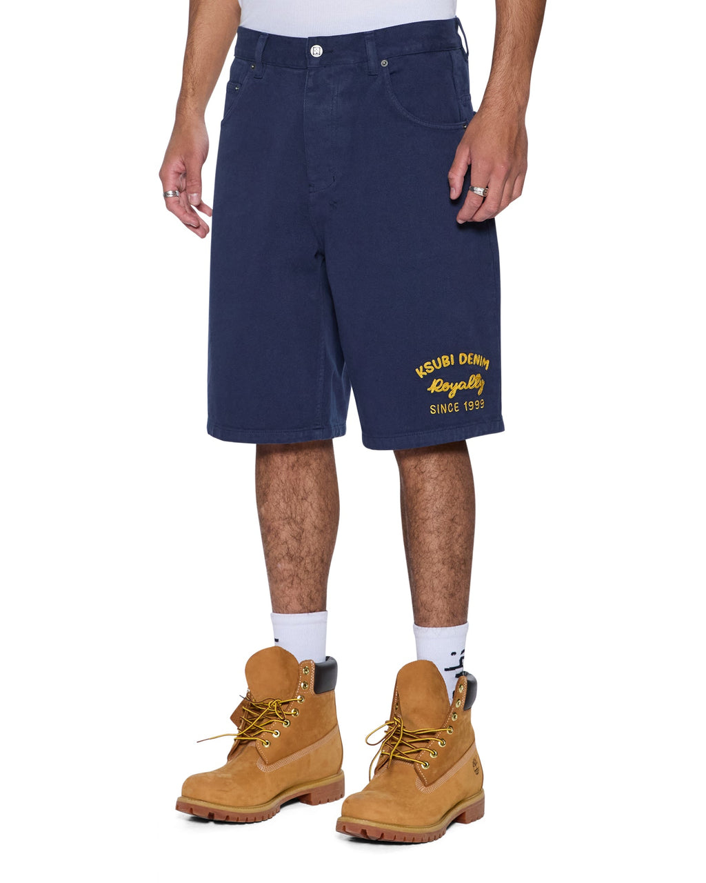 Mens Maxx Short Mechanik Ink Blue Relaxed Walkshorts - Navy