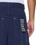 Mens Maxx Short Mechanik Ink Blue Relaxed Walkshorts - Navy