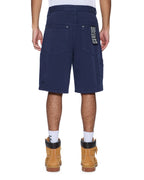 Mens Maxx Short Mechanik Ink Blue Relaxed Walkshorts - Navy