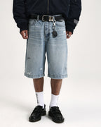 Mens Maxx Short Painter Blue Relaxed Walkshorts - Denim