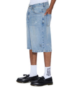 Mens Maxx Short Painter Blue Relaxed Walkshorts - Denim