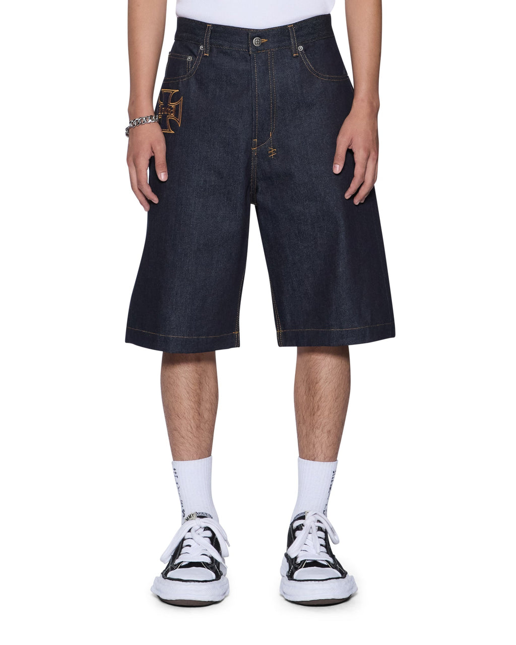 Mens Maxx Short Raw Idols Relaxed Walkshorts - Denim