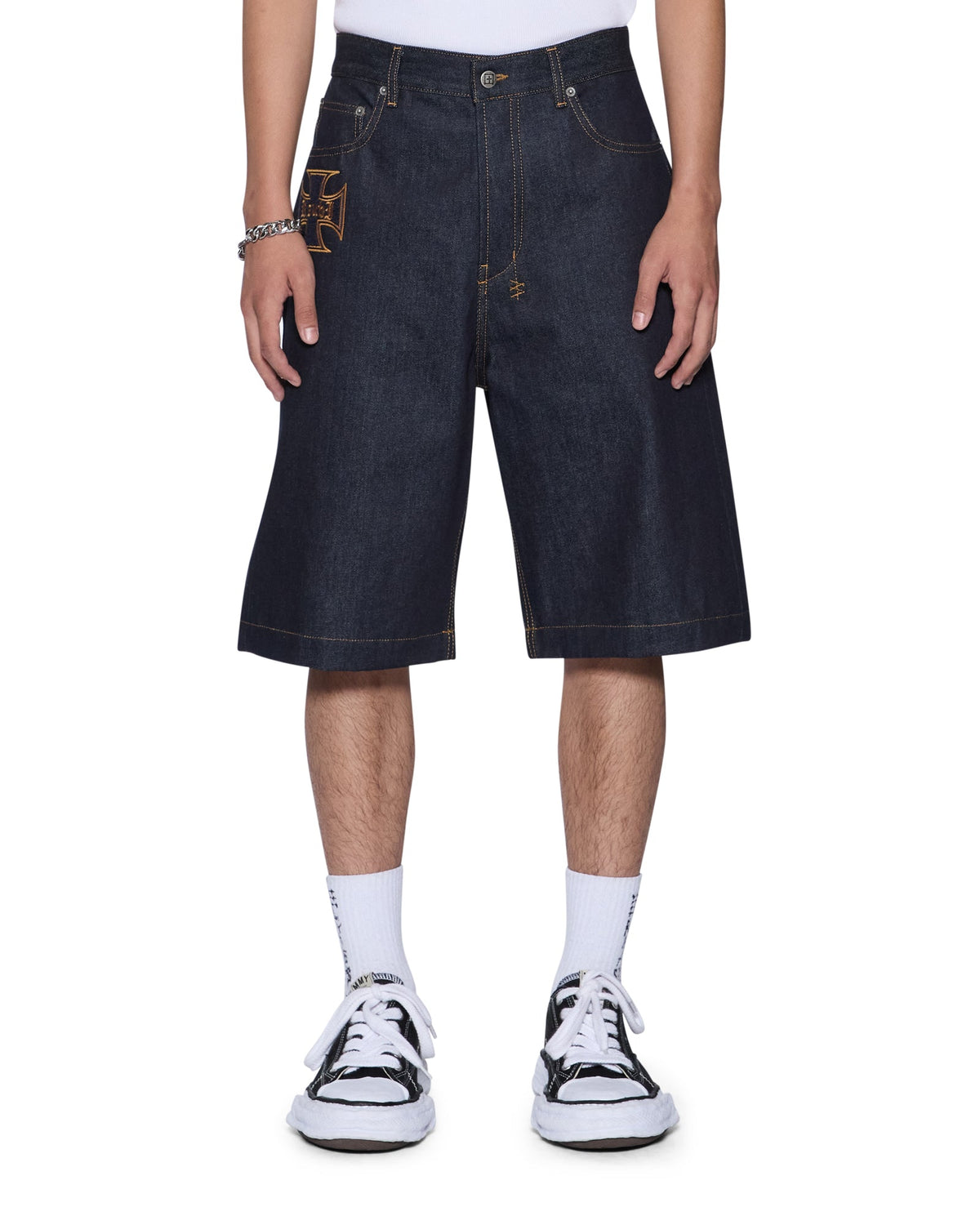 Mens Maxx Short Raw Idols Relaxed Walkshorts - Denim