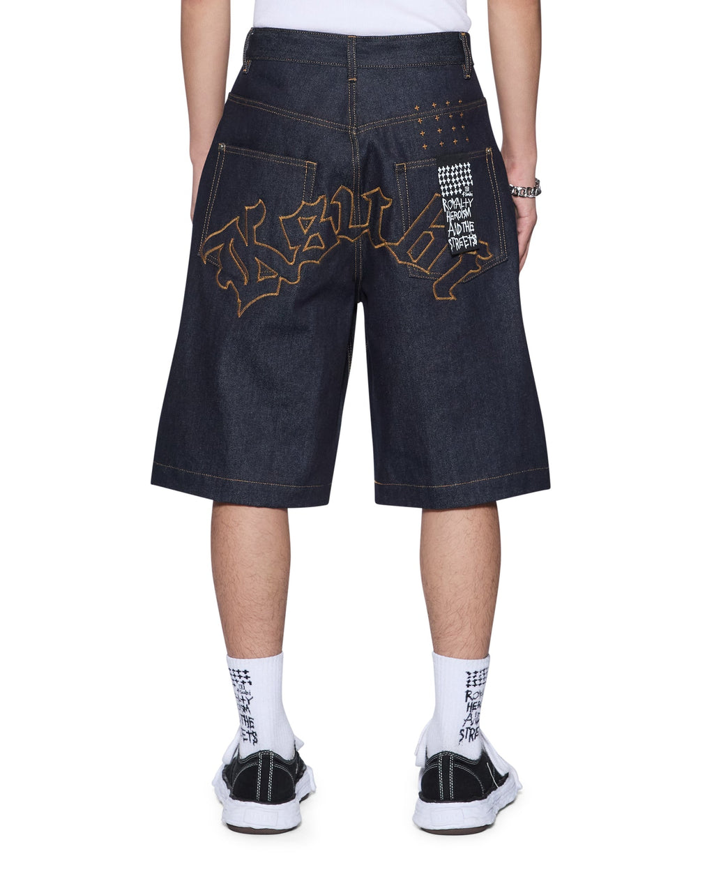 Mens Maxx Short Raw Idols Relaxed Walkshorts - Denim