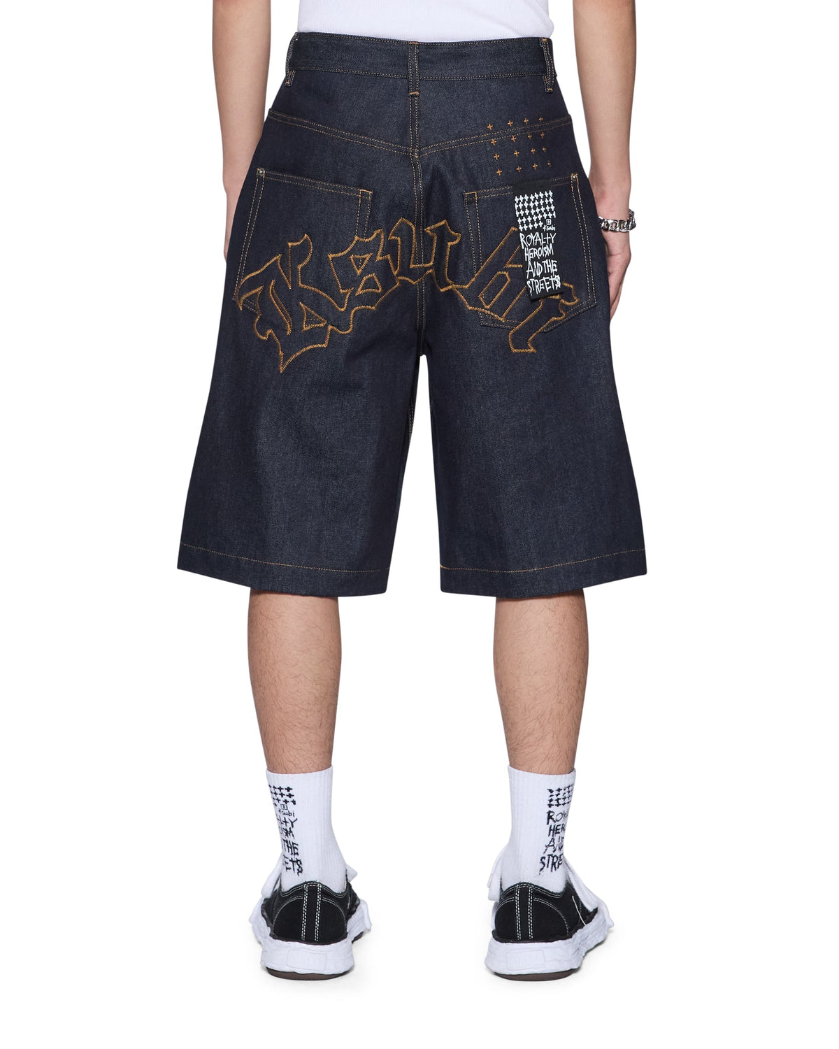 Mens Maxx Short Raw Idols Relaxed Walkshorts - Denim