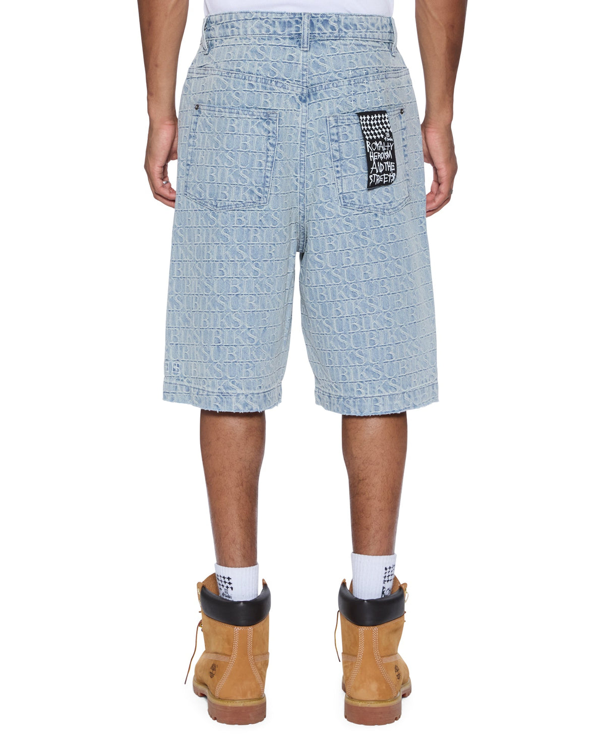 Mens Maxx Short Tile Relaxed Walkshorts - Denim