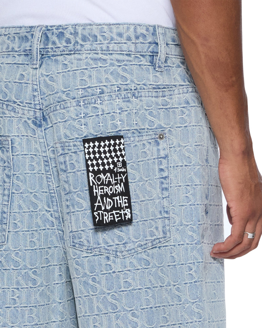 Mens Maxx Short Tile Relaxed Walkshorts - Denim