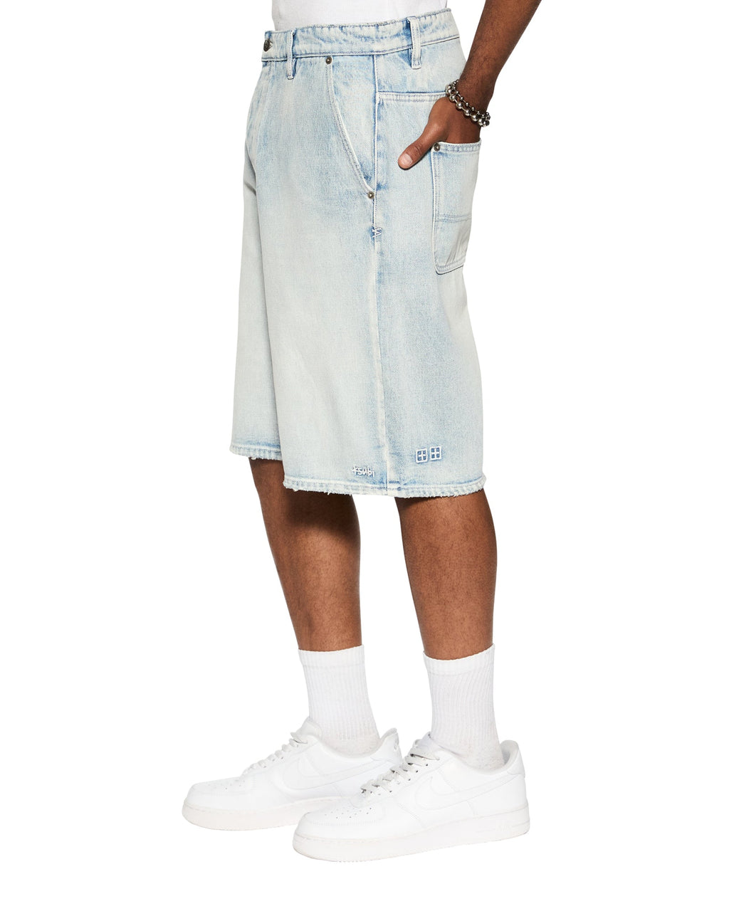 Mens Maxx Short Legacy Blue Relaxed Walkshorts - Denim