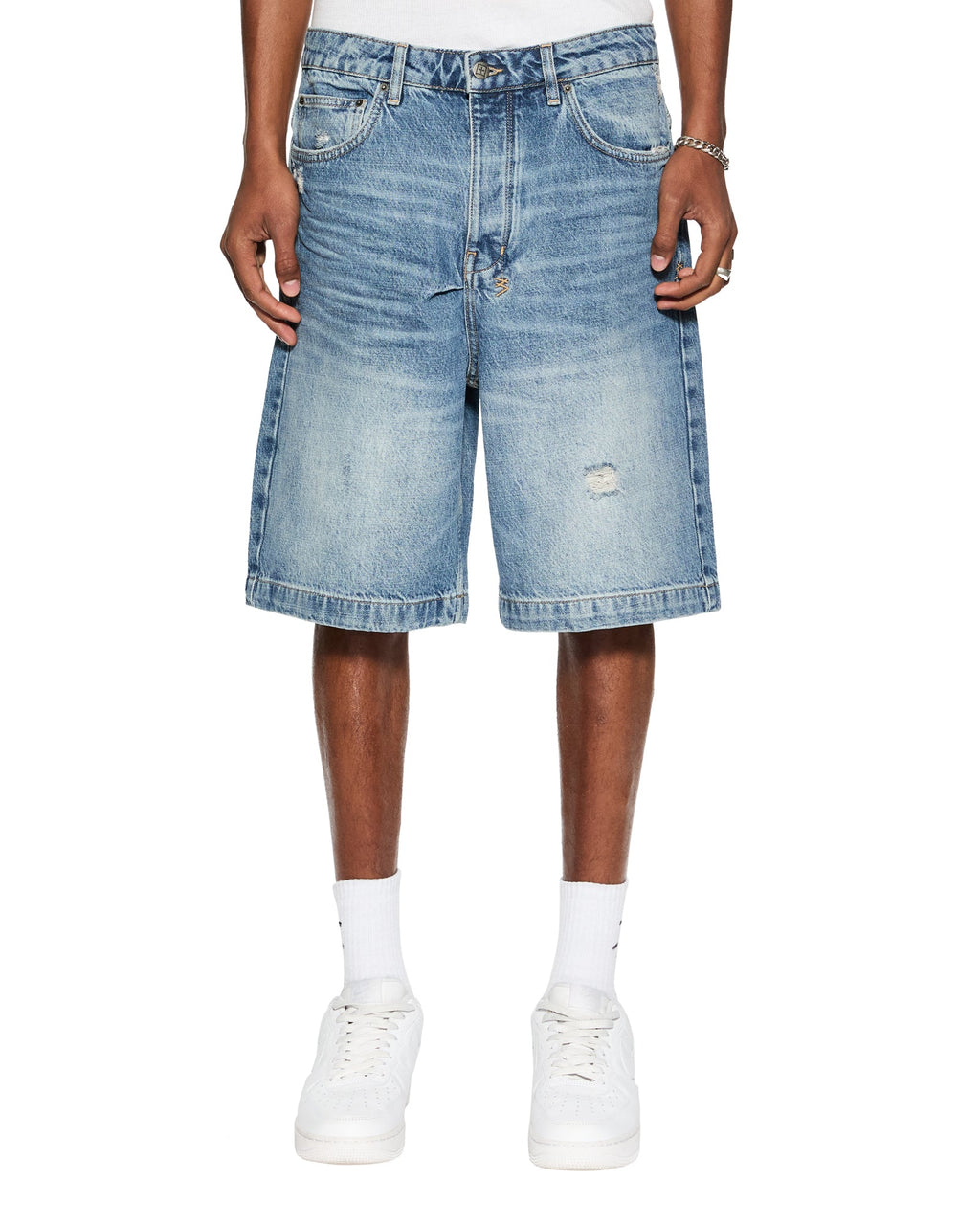 Mens Maxx Short Maverik Relaxed Walkshorts - Denim