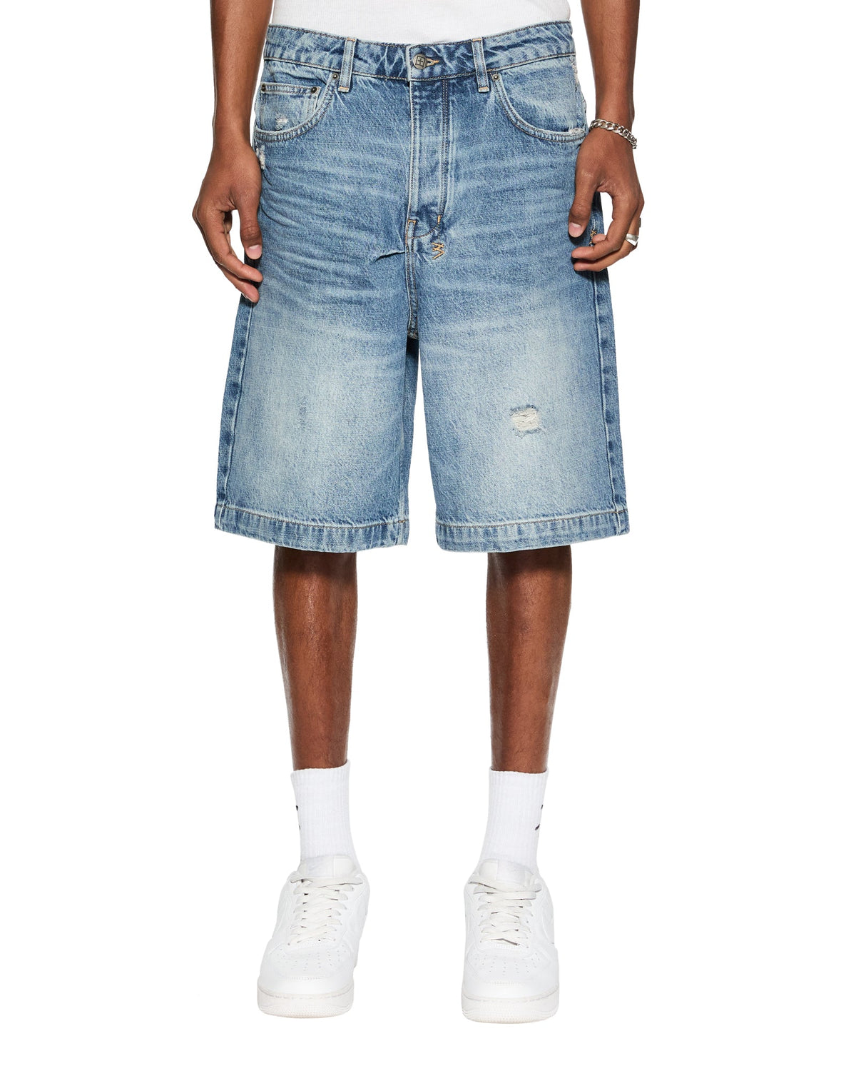 Mens Maxx Short Maverik Relaxed Walkshorts - Denim