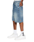 Mens Maxx Short Maverik Relaxed Walkshorts - Denim