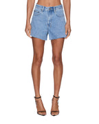 Womens Rise N Hi Authentik Fitted Walkshorts - Denim