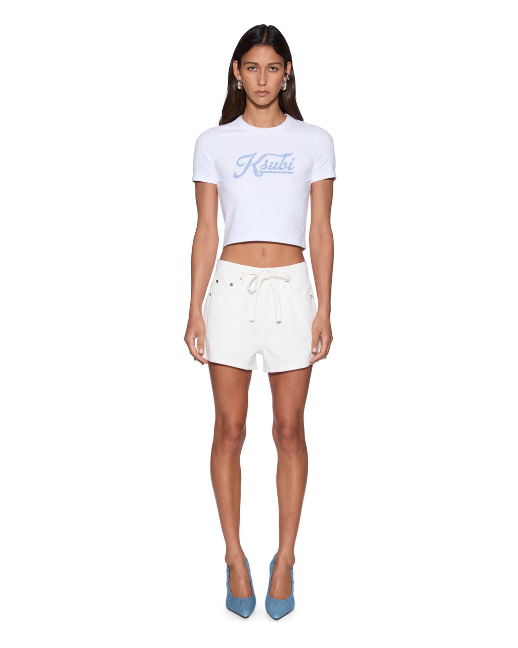 Womens Slouch Short Trak Blanc Regular Walkshorts - White
