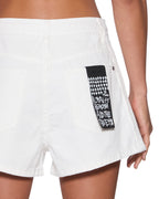 Womens Slouch Short Trak Blanc Regular Walkshorts - White