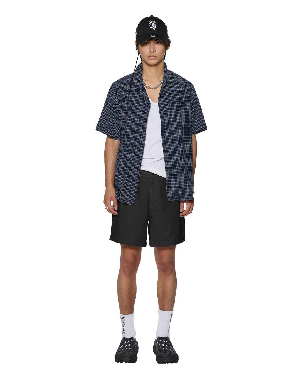 Mens Rugger Short Black Regular Walkshorts - Black