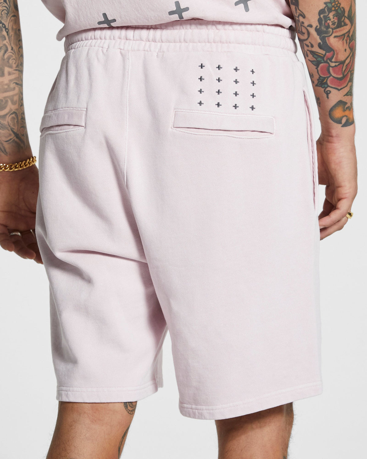 Mens 4 X 4 Trak Short Magnolia Relaxed Walkshorts - Pink