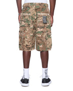 Mens Trooper Cargo Short Woodland Straight Walkshorts - Green