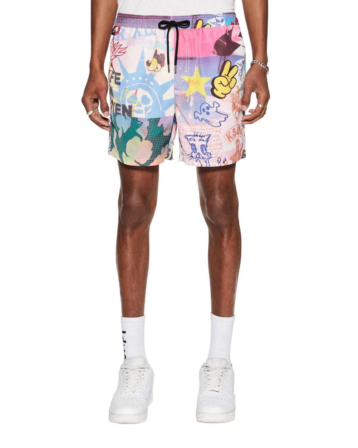 Mens Vandals Boardshort Multi Regular Walkshorts - Multi Colour