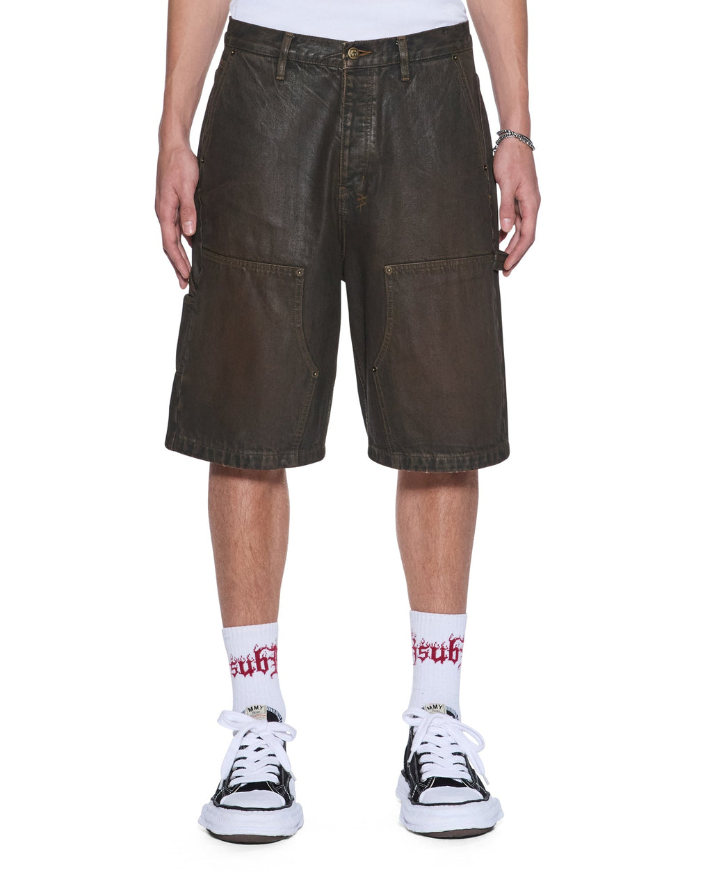 Mens Maxx Operator Short Grease Relaxed Walkshorts - Black