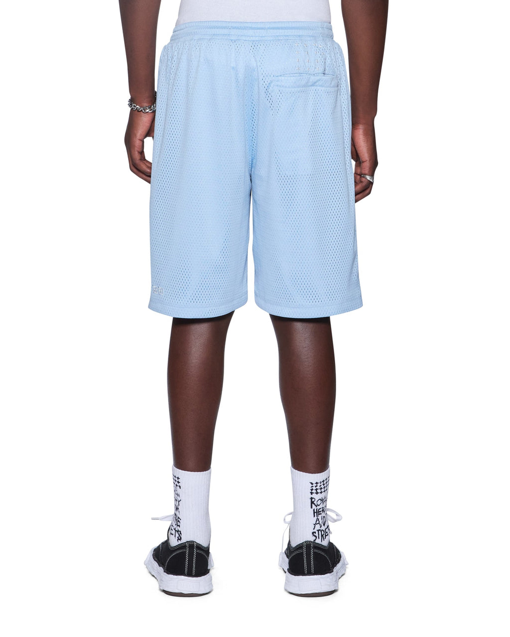 Mens 1999 Mesh Roll Short Sky Blue Relaxed Walkshorts - Blue