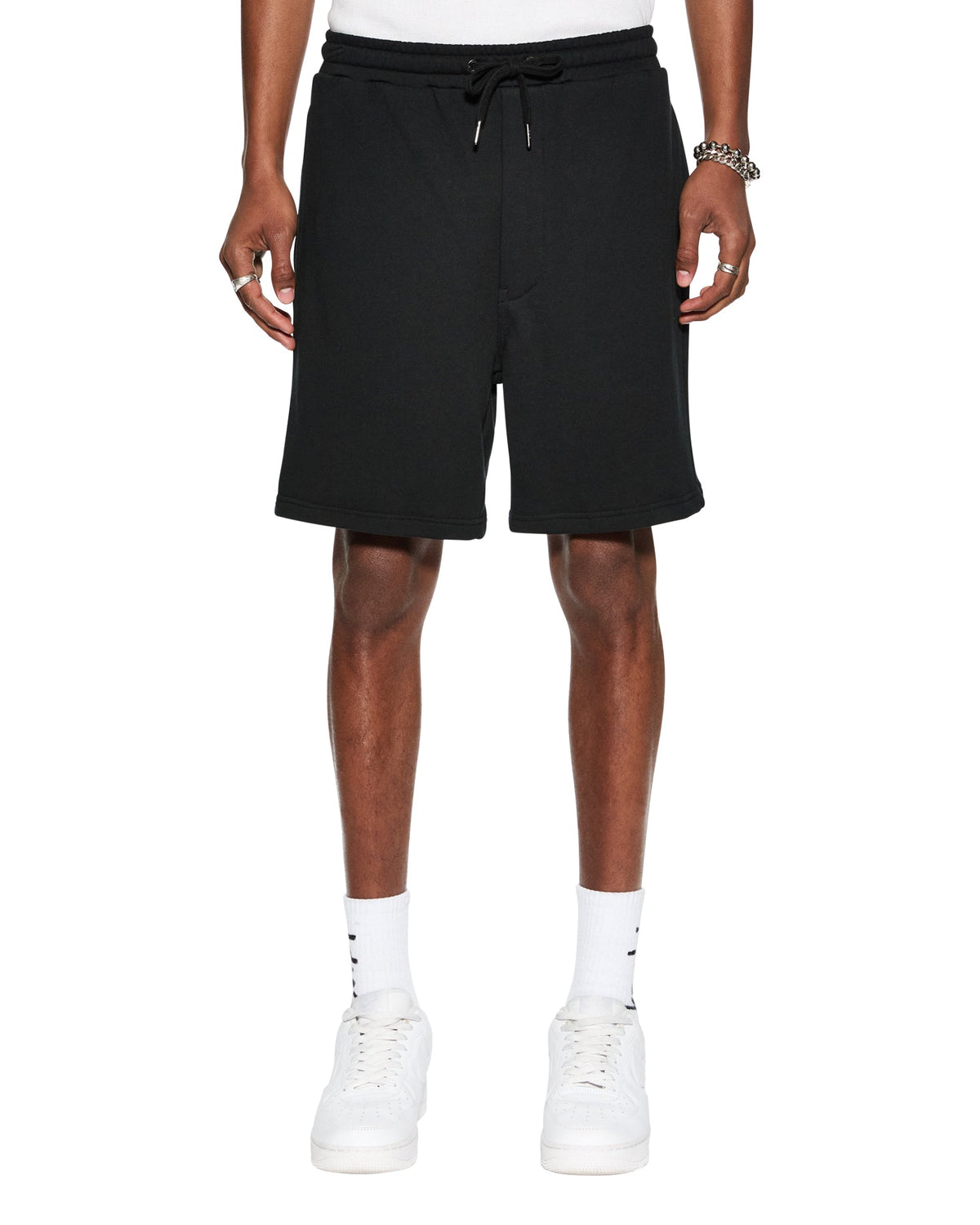 Mens 4 X 4 Trak Short Jet Black Slim Walkshorts - Black
