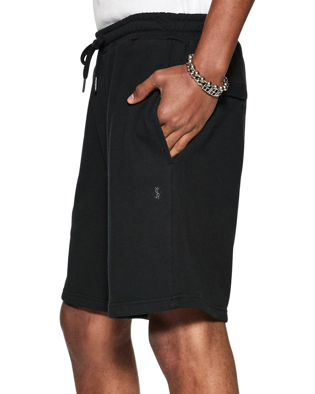 Mens 4 X 4 Trak Short Jet Black Slim Walkshorts - Black