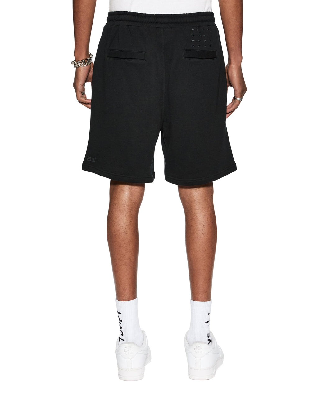 Mens 4 X 4 Trak Short Jet Black Slim Walkshorts - Black