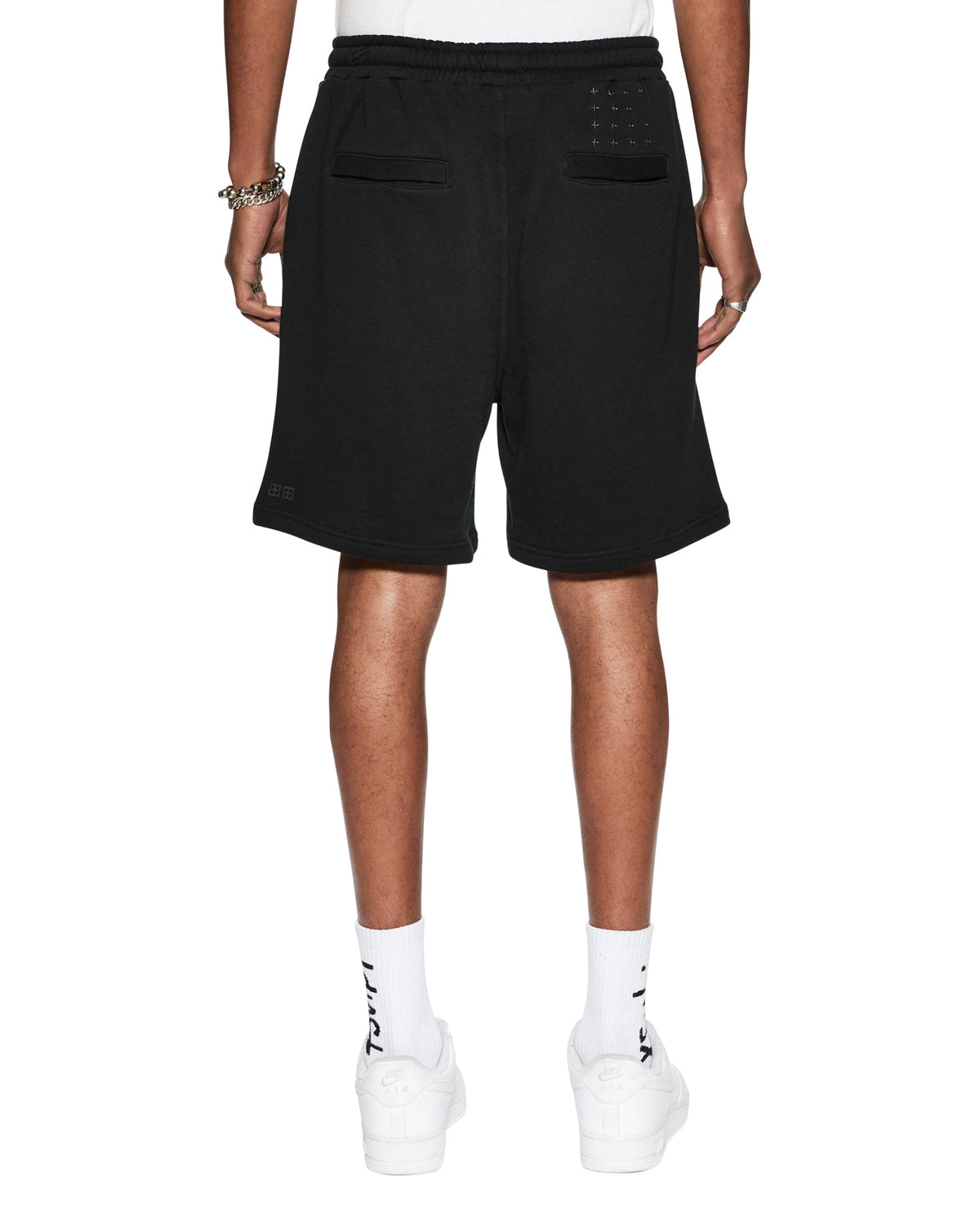 Mens 4 X 4 Trak Short Jet Black Slim Walkshorts - Black